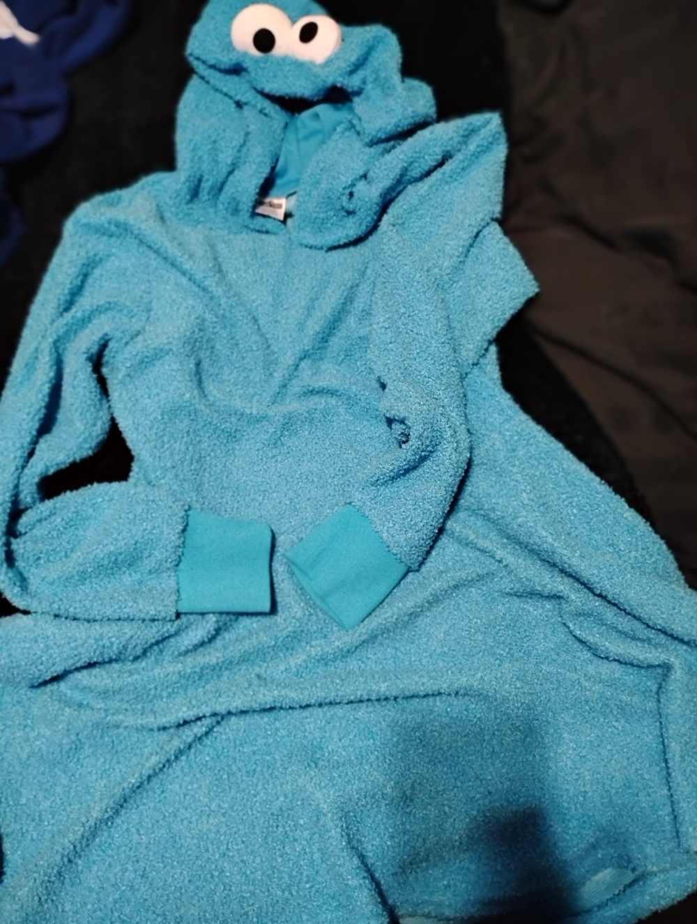 Sesame Street Cookie Monster Blue Plush Mini Dress